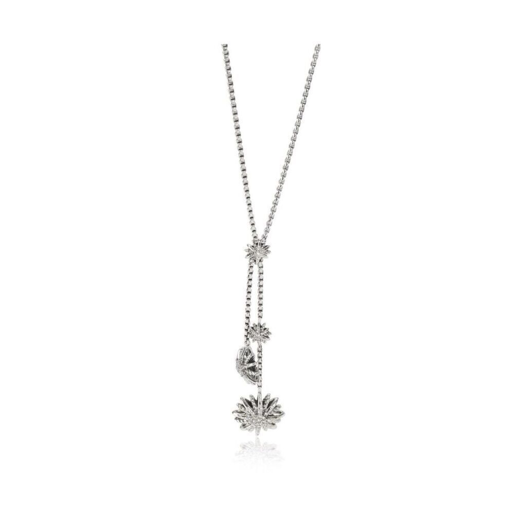 David Yurman Starburst Diamond Drop Necklace